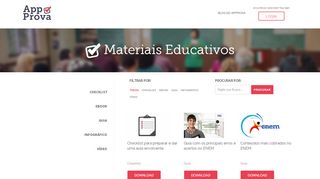 
                            8. Materiais Educativos - AppProva