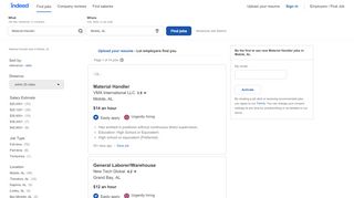
                            8. Material Handler Jobs, Employment in Mobile, AL | Indeed.com