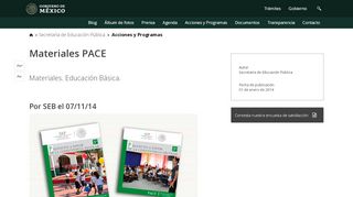 
                            12. Materiales PACE | Secretaría de Educación Pública | Gobierno | gob.mx