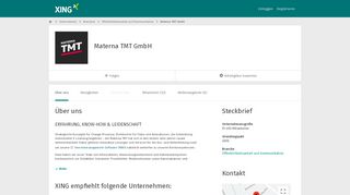 
                            11. Materna TMT GmbH als Arbeitgeber | XING Unternehmen