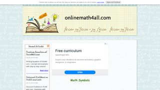 
                            10. math symbols - Onlinemath4all