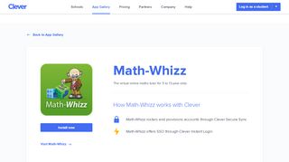 
                            5. Math-Whizz - Clever application gallery | Clever