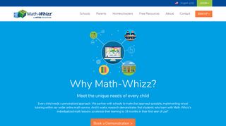
                            8. Math-Whizz: Individualized Online Math Lessons | K-8 | Whizz Education
