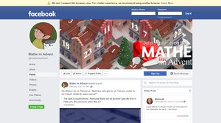 
                            6. Mathe im Advent - Posts | Facebook