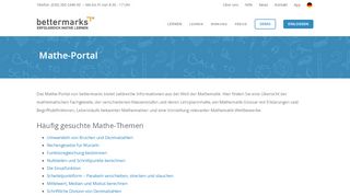 
                            6. Mathe-Portal - bettermarks
