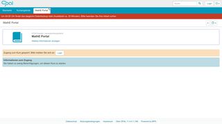 
                            8. MathE Portal - OPAL - Online-Plattform für Akademisches Lehren und ...