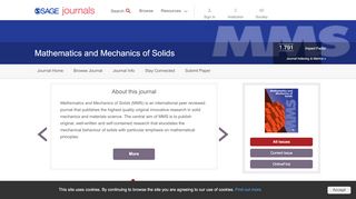 
                            13. Mathematics and Mechanics of Solids: SAGE Journals