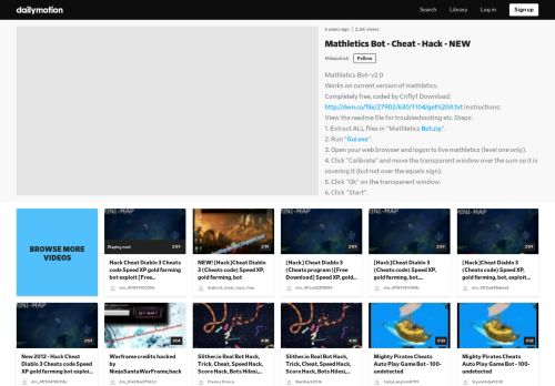 
                            9. Mathletics Bot - Cheat - Hack - NEW - video dailymotion