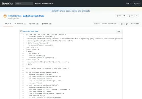 
                            1. Mathletics Hack Code · GitHub