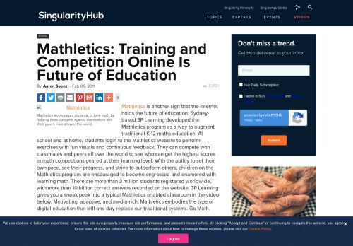 
                            11. Mathletics: Training and Competition Online Is Future of Education