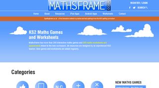 
                            8. Maths Games for KS2: designed by a teacher for teachers - Mathsframe