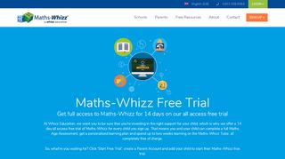 
                            3. Maths-Whizz Free Trial