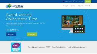 
                            4. Maths-Whizz: Online Maths Tutoring for 5-13yr olds | Whizz Education