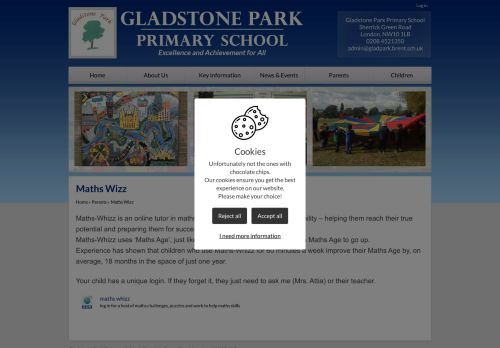 
                            4. Maths Wizz | Gladstone Park Primary School