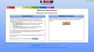 
                            6. MathScore - Login Assistant