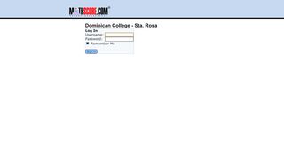 
                            11. MathScore Login: Dominican College - Sta. Rosa