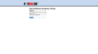 
                            8. MathScore Login: San Guillermo Academy Talisay