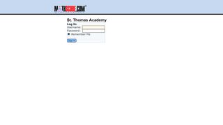 
                            1. MathScore Login: St. Thomas Academy