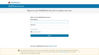 
                            3. MathWorks Account Sign In - MathWorks Italia