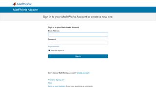 
                            6. MathWorks Account Sign In