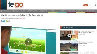 
                            12. Matific is now available in Te Reo Māori | Māori Television