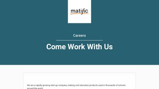
                            7. Matific Online Maths Resource F-6 Sales - New Zealand at Matific