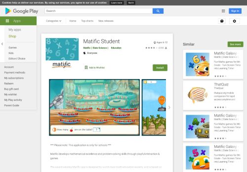 
                            9. Matific Student – Apps no Google Play