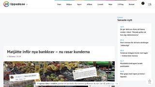 
                            11. Matjätte inför nya bankkrav – nu rasar kunderna - Nyheter i Uppsala ...