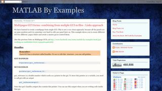 
                            8. MATLAB By Examples: Multipages GUI forms: combining from muliple ...