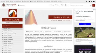 
                            10. MATLAB Tutorial