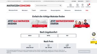 
                            12. Matratzen aus der Kategorie Startseite online ... - Matratzen Concord