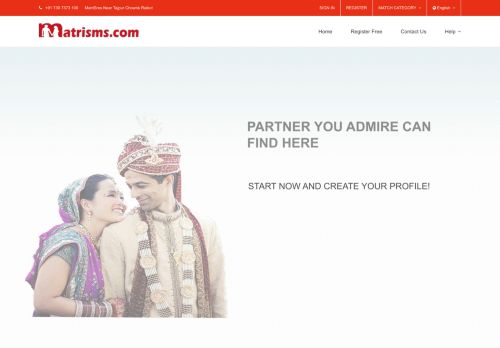 
                            3. Matrisms.com - The most trusted site for finding matrimonay alliance