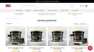 
                            3. Matrix Nutrition | Supplement Centre