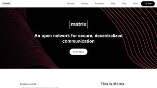 
                            8. Matrix.org: Home
