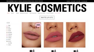 
                            3. MATTE LIP KITS | Kylie Cosmetics by Kylie Jenner
