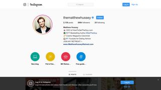 
                            12. Matthew Hussey (@thematthewhussey) • Instagram photos and videos