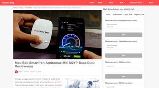 
                            12. Mau Beli Smartfren Andromax Mifi M2Y? Baca Dulu Review-nya ...