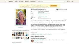 
                            11. Maureen O'Leary Wanket (Author of How to Be Manly) - Goodreads