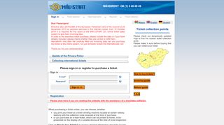 
                            6. MÁV-START Internet ticket purchase