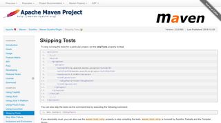 
                            5. Maven Surefire Plugin – Skipping Tests