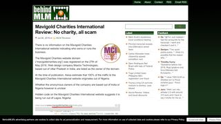 
                            8. Mavigold Charities International Review: No charity, all scam