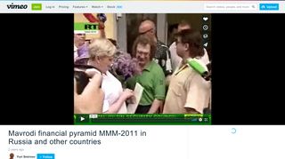 
                            9. Mavrodi financial pyramid MMM-2011 in Russia and other countries ...