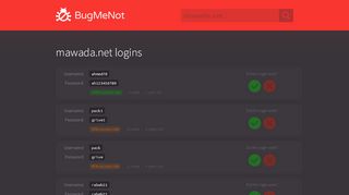 
                            5. mawada.net logins - BugMeNot