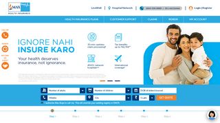 
                            3. Max Bupa - Health Insurance Plans | Best Medical Insurance Policy