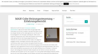 
                            9. MAX! Cube Heizungssteuerung - Erfahrungsbericht - Steffen Zörnig