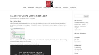 
                            10. Max Forex Online Member Login - DLM Builders