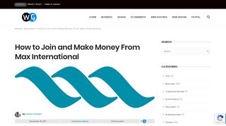 
                            2. Max International Ghana: How to Join and Become Rich | Website ...