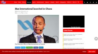 
                            8. Max International launched in Ghana - MyJoyOnline.com