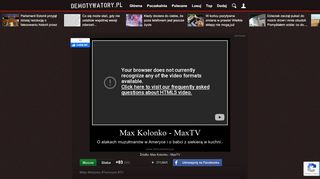 
                            13. Max Kolonko - MaxTV – Demotywatory.pl
