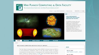 
                            6. Max Planck Computing and Data Facility (MPCDF) — Max Planck ...